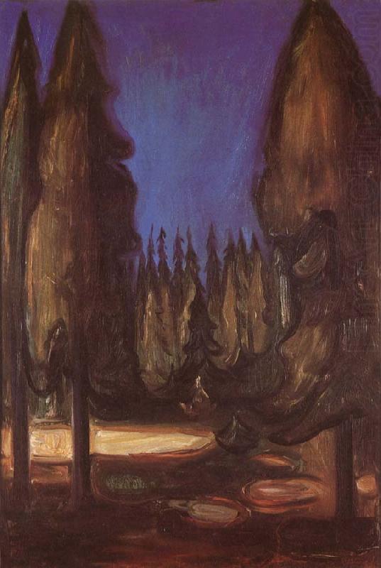 Edvard Munch The Forest china oil painting image